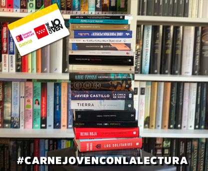 Sorteo de libros <br> #carnéjovenconlalectura