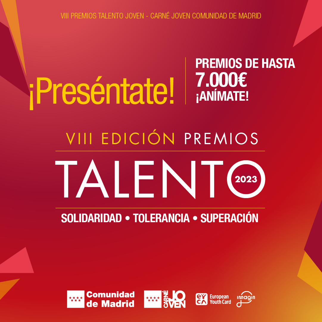 Premios Talento Joven 2023 <br>Plazo Cerrado