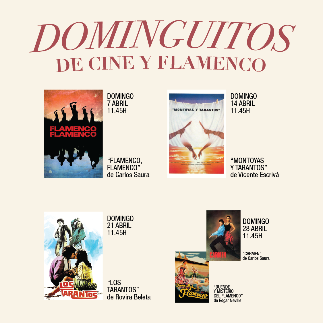 Dominguitos de cine y flamenco