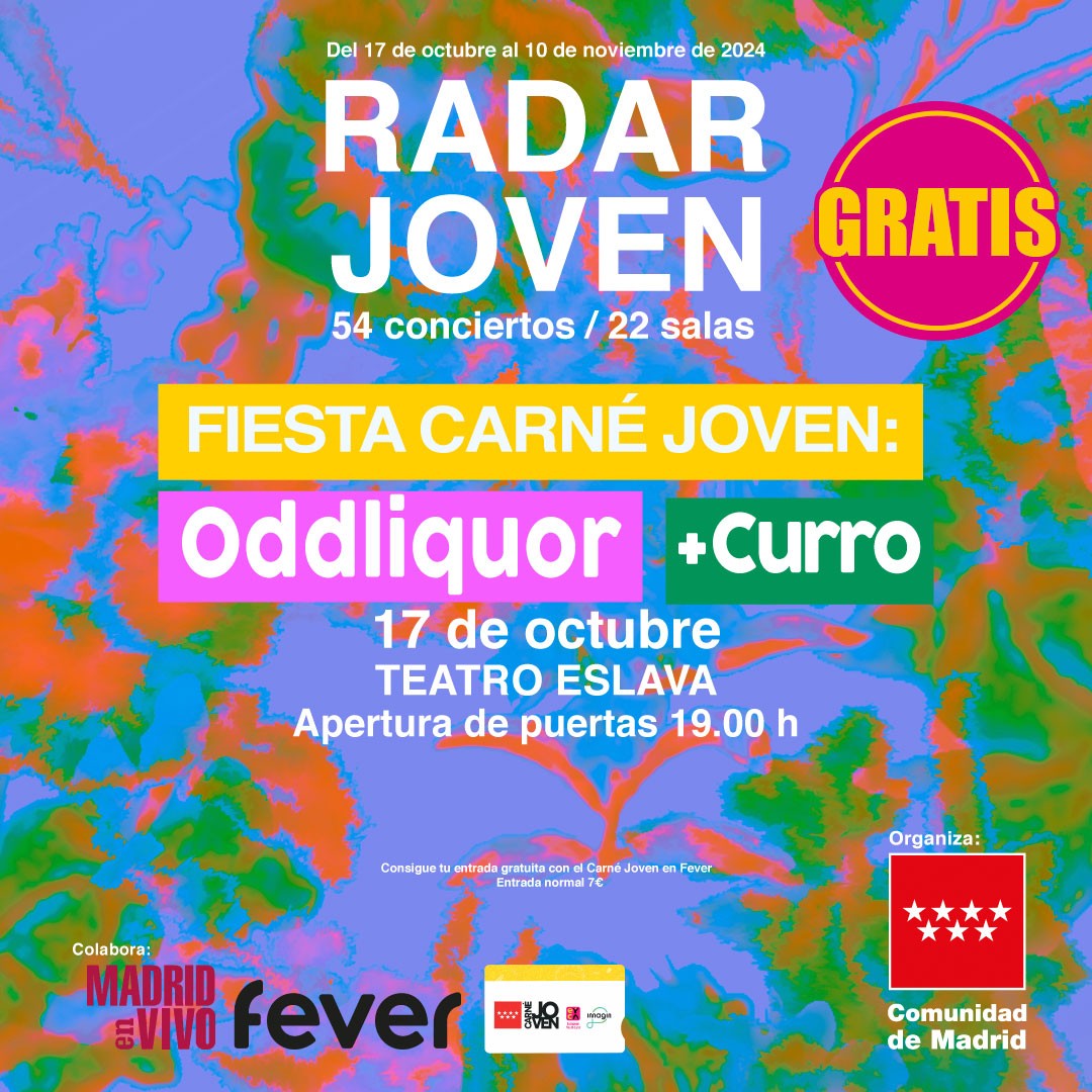 Fiesta Carné Joven. Radar Joven<br>17 de octubre