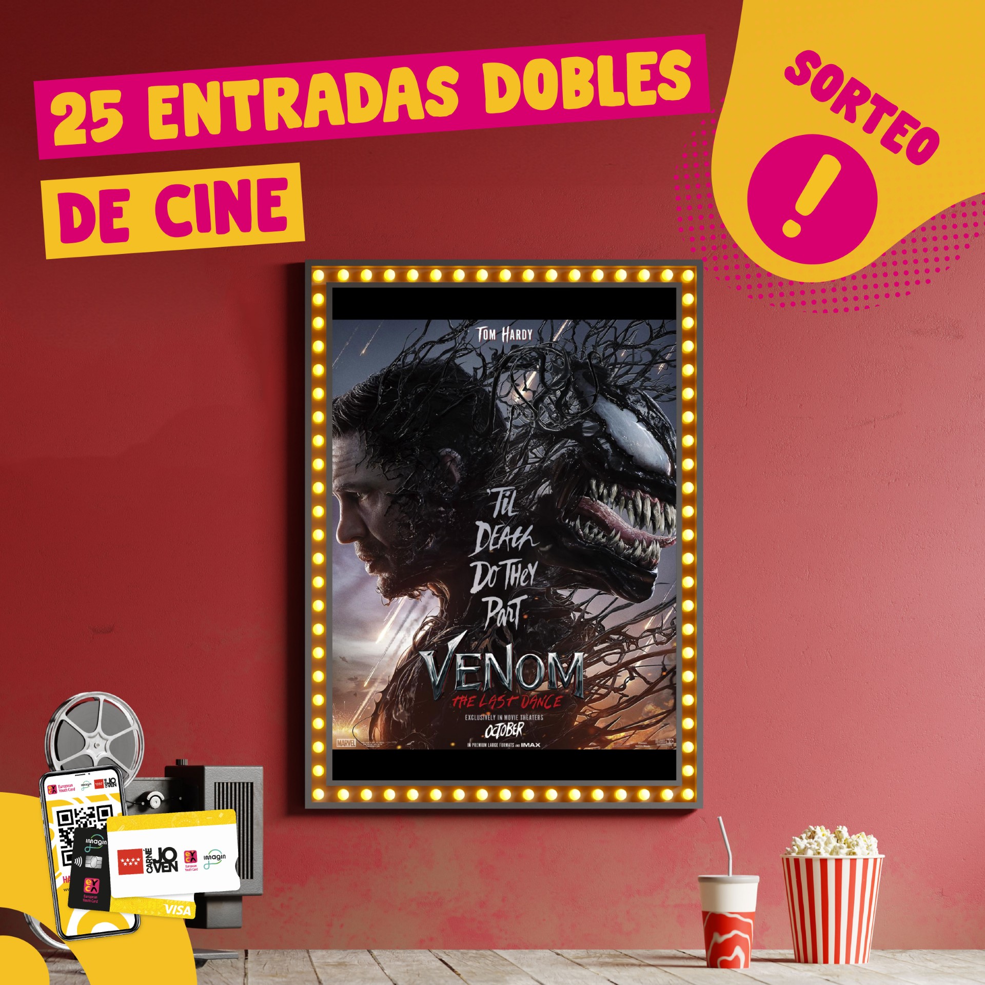 Sorteo 25 entradas dobles de cine