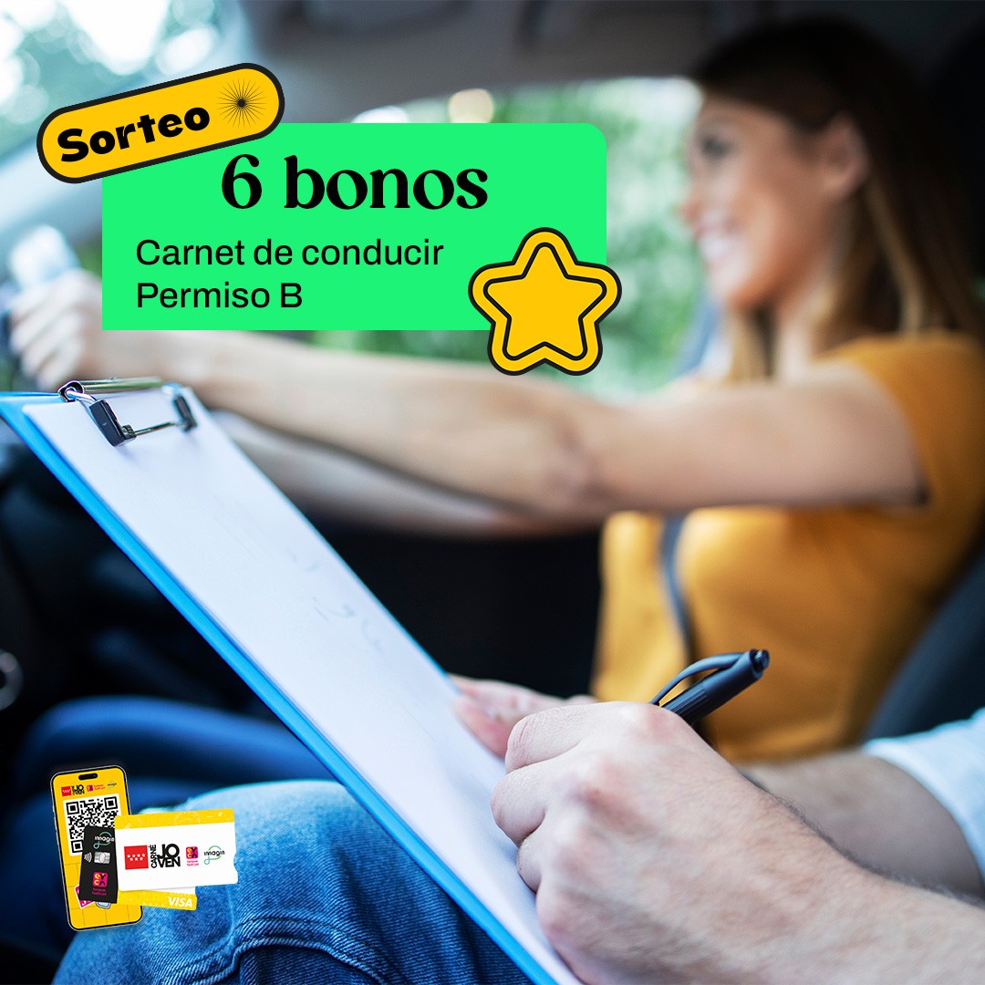 Sorteo 6 bonos Carnet de conducir