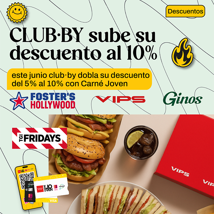 10 % Descuento en Club·by en Junio