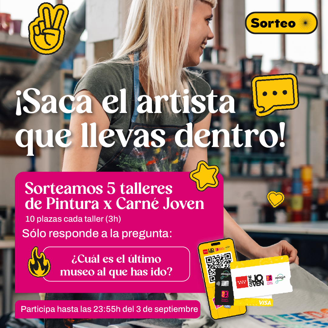 Sorteo 50 plazas taller pintura