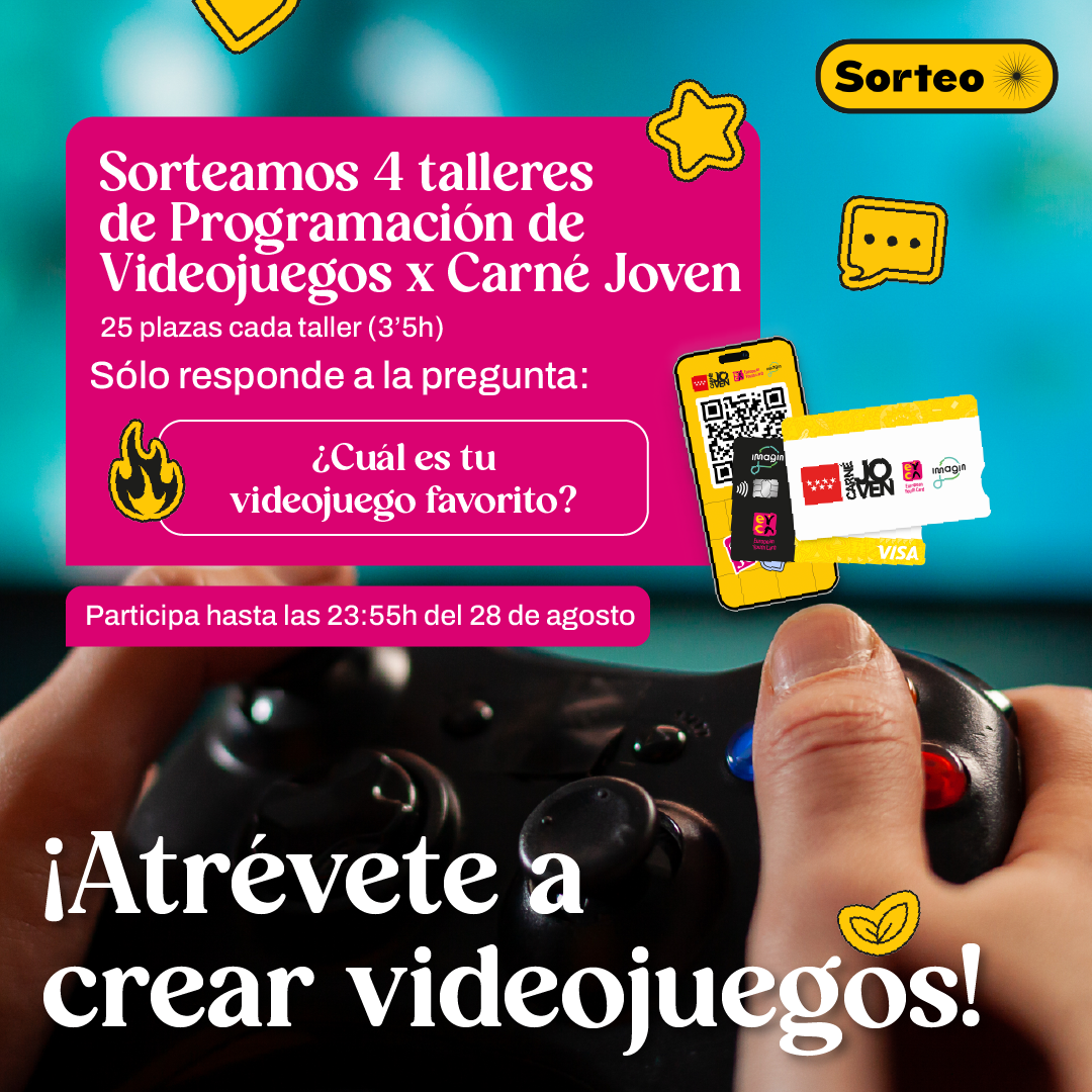Sorteo Taller de programación de videojuegos OXO