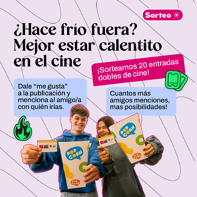  Sorteo 20 entradas dobles cine