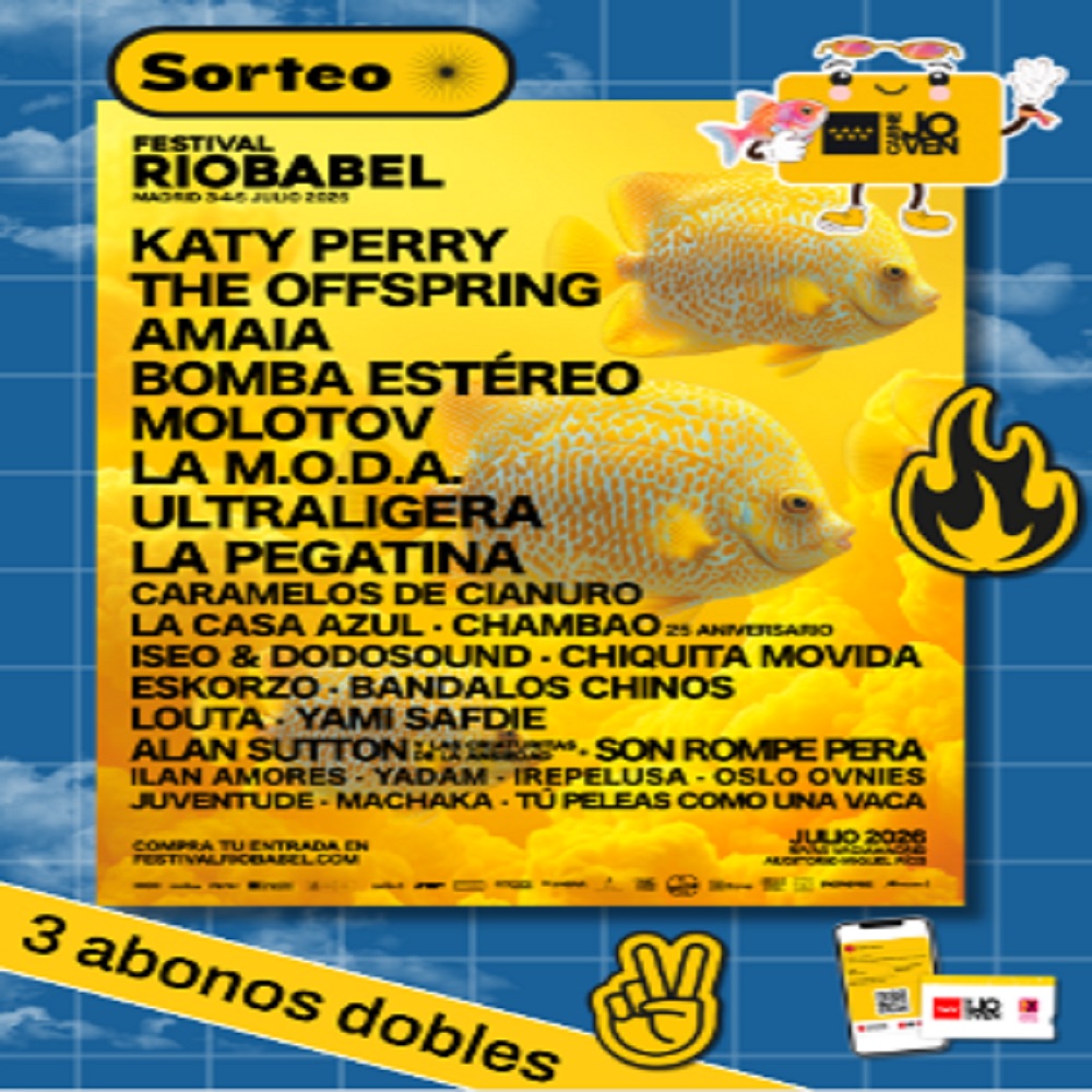 Sorteo 3 abonos dobles Rio Babel